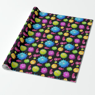 Cute Viruses Wrapping Paper
