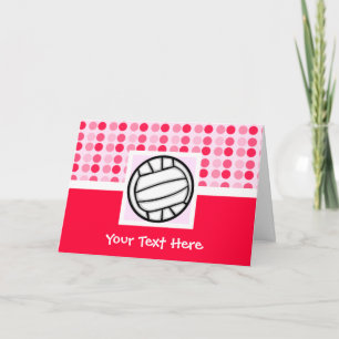 Cute Volleyball Card