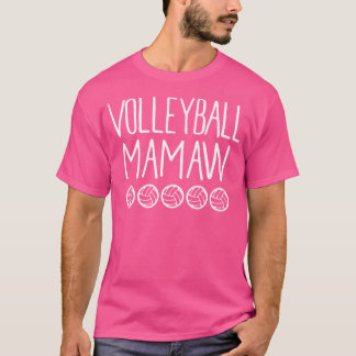 Cute Volleyball Mamaw Sports T-Shirt