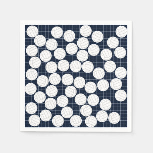 Cute Volleyball Paper Napkins