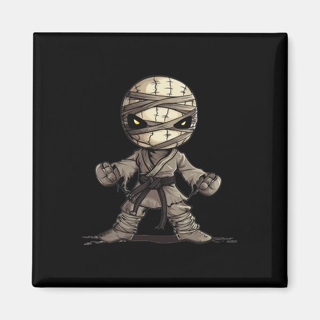 Cute Voodoo Doll Karate  Magnet (Front)