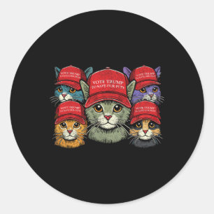 Cute Vote Trump To Save Our Pets Classic Round Sticker