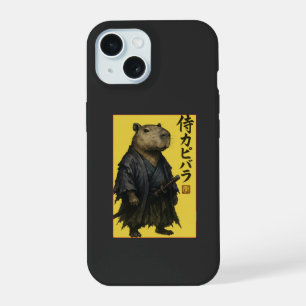 Cute Waiting Capybara Japanese Aesthetic Kawaii An iPhone 15 Case