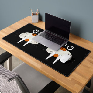 Cute Walrus Animal Costume Funny Halloween Desk Mat