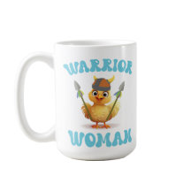 Cute Warrior Woman Viking Chicken