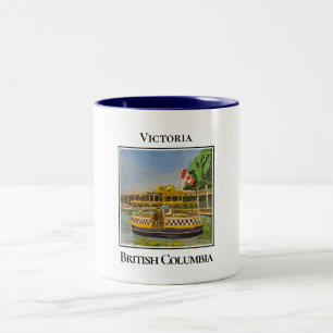 Cute Water Taxi's Victoria British Columbia Two-Tone Coffee Mug