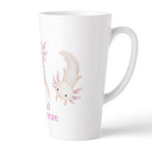 Cute Watercolor Axolotl Questions Personalised Kid