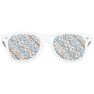 Cute watercolor aztec pattern retro sunglasses