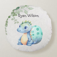 Cute Watercolor Baby Dinosaur