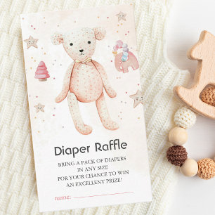 Cute Watercolor Baby Toys Baby Shower Enclosure Card
