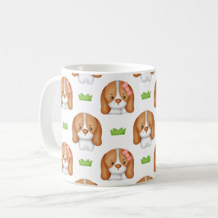 Cute Watercolor Beagle Dog  Coffee Mug