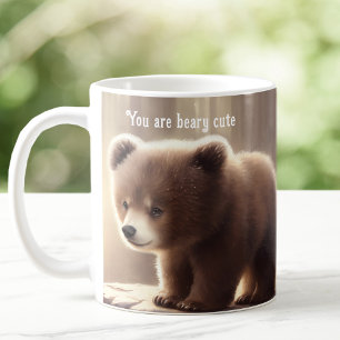 Cute Watercolor Bear Personalised Coffee Mug