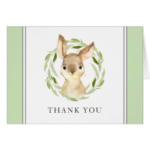 Cute Watercolor Bunny Thank You
