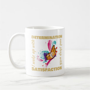 Cute Watercolor Butterfly Motivation Coffee Mug