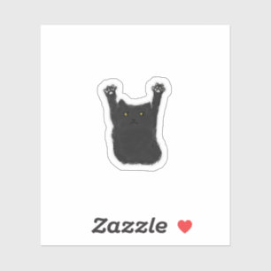 Cute Watercolor Cat Illustration