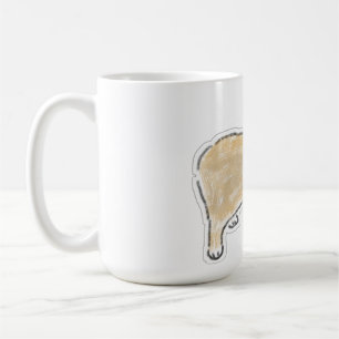 Cute Watercolor Cat Illustration Coffee Mug