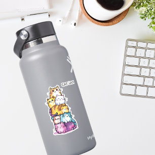 Cute Watercolor Cats, Cat Lady, Minimalist, Custom