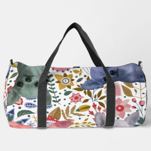 Cute Watercolor Chihuahuas – Colorful Dog  Duffle Bag