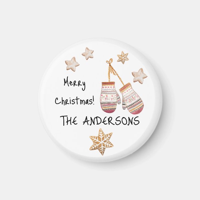 Cute Watercolor Country Rustic Illustrations Magnet (Front)