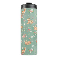 Cute Watercolor Deer Pattern