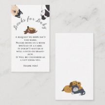 Cute Watercolor Dogs Books For Baby Shower
