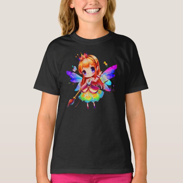 cute watercolor fairy T-Shirt (Front)