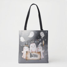 Cute Watercolor Ghosts BOO Spooky Friends