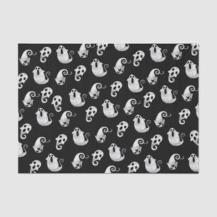 Cute Watercolor Ghosts & Ghouls Halloween Tissue Paper