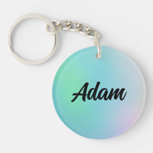 Cute Watercolor Key Ring