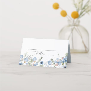 Cute Watercolor Name and Table Number Place Card