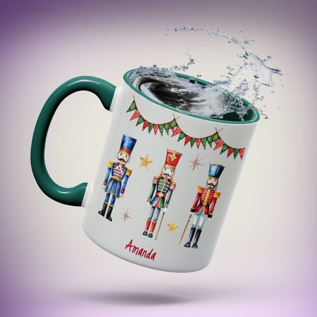 Cute watercolor nutcracker stars mug (Creator Uploaded)
