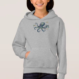 Cute Watercolor Octopus Illustration
