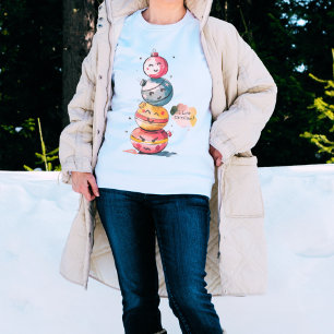Cute Watercolor Ornament Cartoon Character T-Shirt