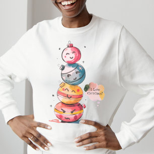 Cute Watercolor Ornament Cartoon Character T-Shirt