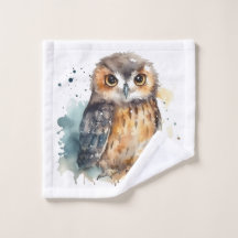 Cute Watercolor Owl