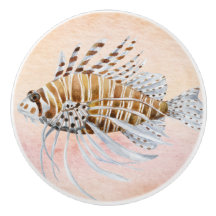 Cute watercolor painting seafish nautical series