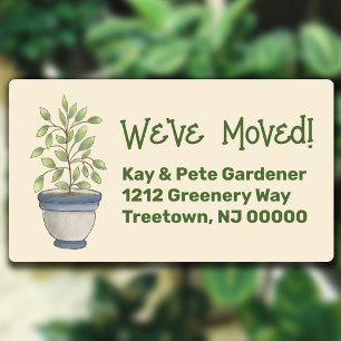 Cute Watercolor Plants Labels