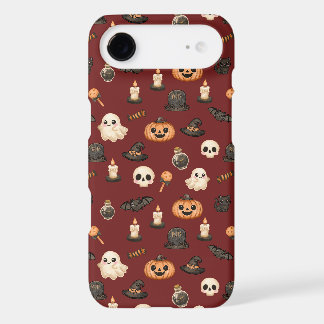 Cute Watercolor Spooky Halloween Pattern