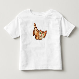 Cute Watercolor Tabby Kitten Baby T-Shirt
