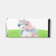 Cute Watercolor Unicorn Birthday Party