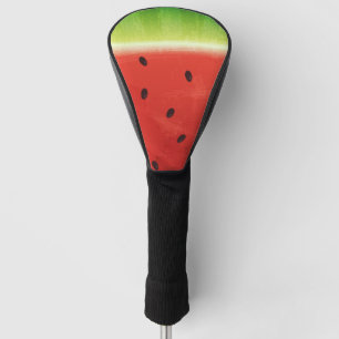 Cute Watercolor Watermelon Giant funny slice Golf Head Cover