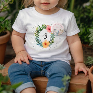 Cute Watercolor Wild Animals Pink Girl Birthday 6 Cm Round Badge