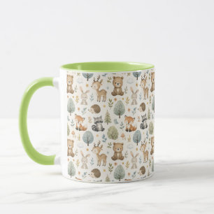 Cute Watercolor Woodland Animals - Cottagecore Mug