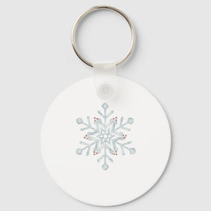 Cute Watercolor Woodland Animals Key Ring