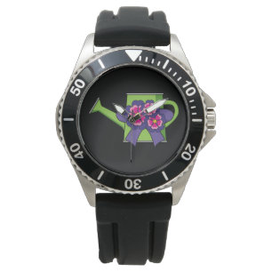Cute Watering Can with Flowers Bouquet Watch