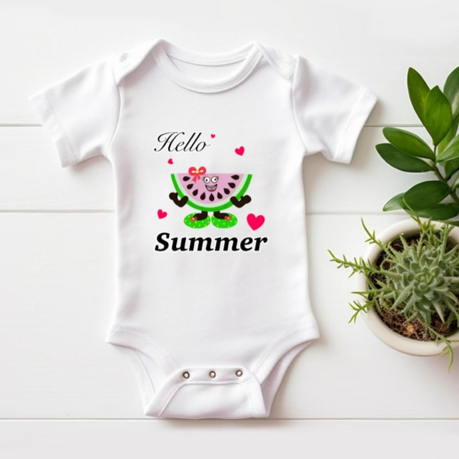 Cute watermelon baby bodysuit (Creator Uploaded)