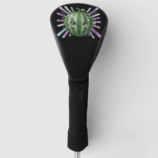 Cute Watermelon Disco Ball Golf Head Cover