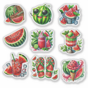 Cute watermelon lovers fruit
