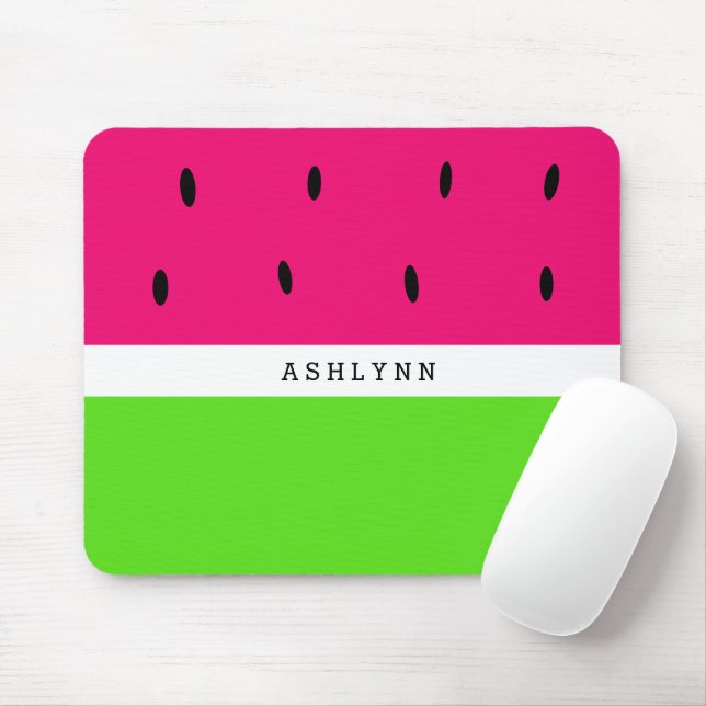 Cute Watermelon Mouse Pad (With Mouse)