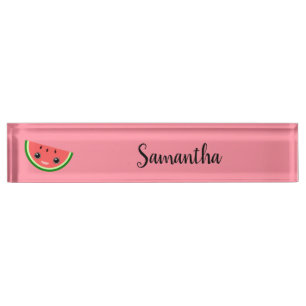 Cute Watermelon Nameplate